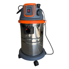 Пилосос однотурбінний з розеткою De-Wash 1500, 30L