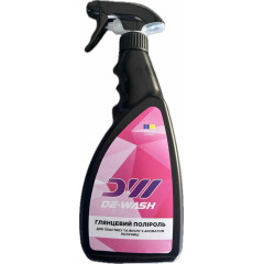 Глянцевий поліроль для пластику та вінілу De-Wash з ароматом полуниці, 0.5л