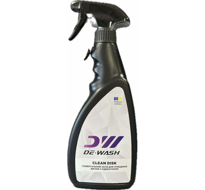 Універсальний засіб для очищення дисків з індикатором De-Wash "Clean disk" 0.5л