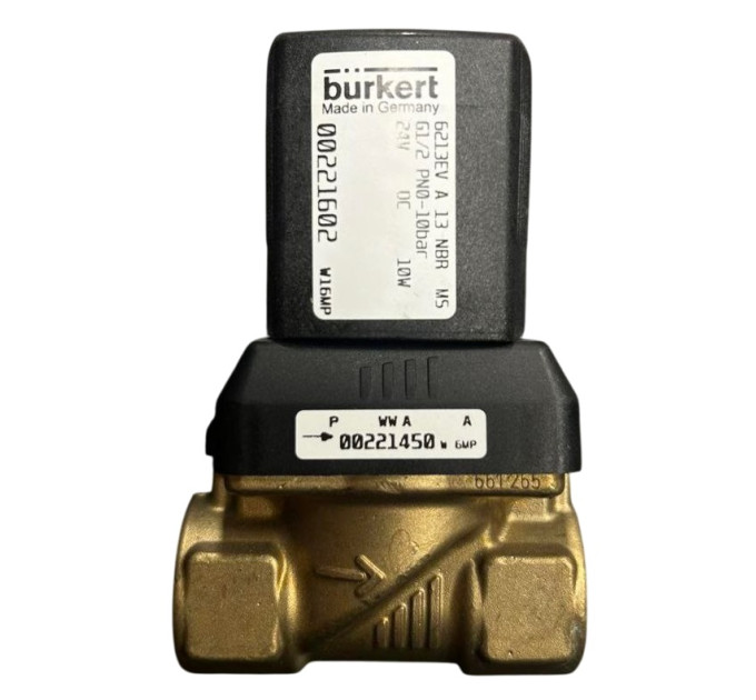 Сервокеруючий 2/2 ходовий мембранний клапан Burkert 6213-EV-A13 24V