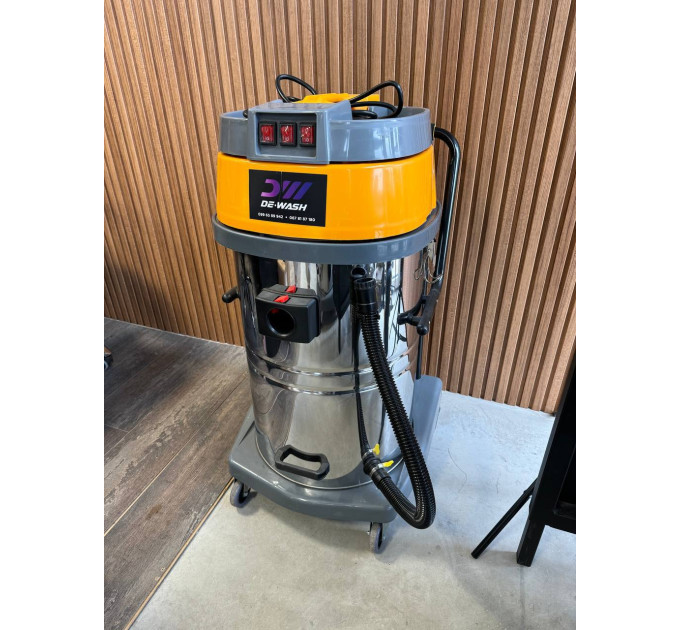 Пилосос 3-х турбінний De-Wash 4500, 80L