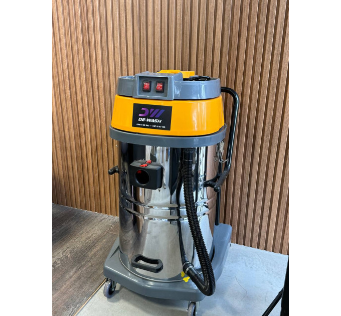 Пилосос 2-х турбінний De-Wash 3000, 70L