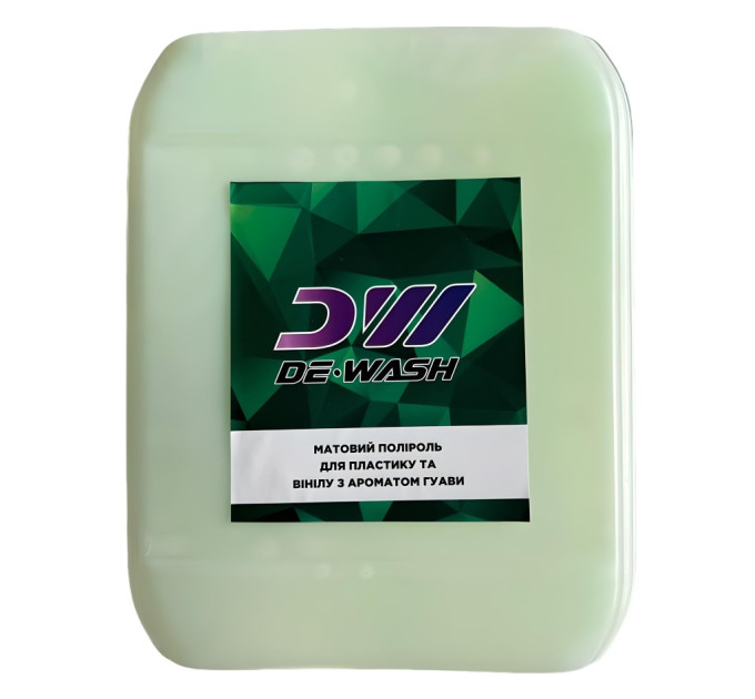Матовий поліроль для пластику та вінілу De-Wash з ароматом гуави, 5кг