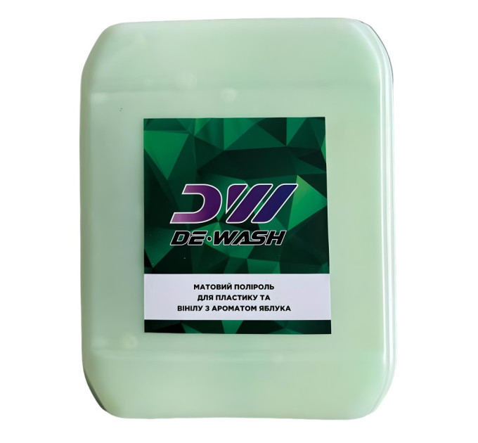 Матовий поліроль для пластику та вінілу De-Wash з ароматом яблука, 5кг