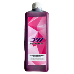 Концентрований засіб для безконтактної мийки De-Wash "Активна піна Pink" з рожевим забарвленням, 1кг