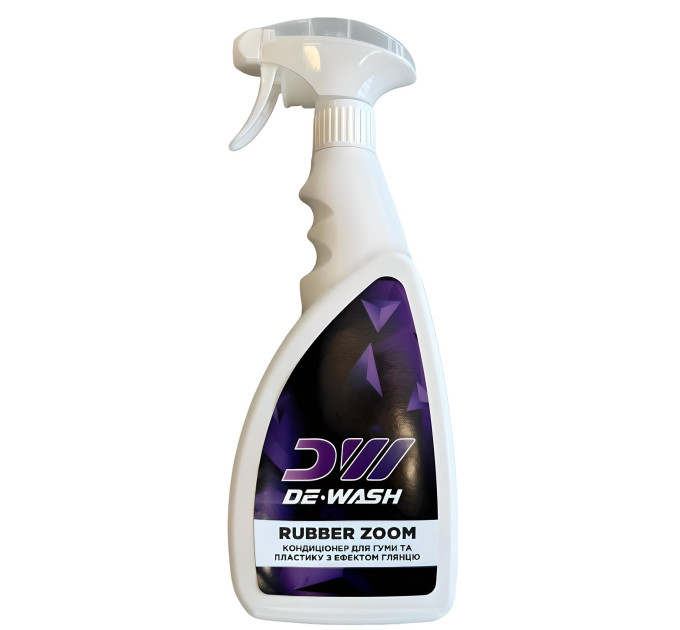 Кондиціонер для гуми та пластику з ефектом глянцю De-Wash "Rubber Zoom" 0.5л